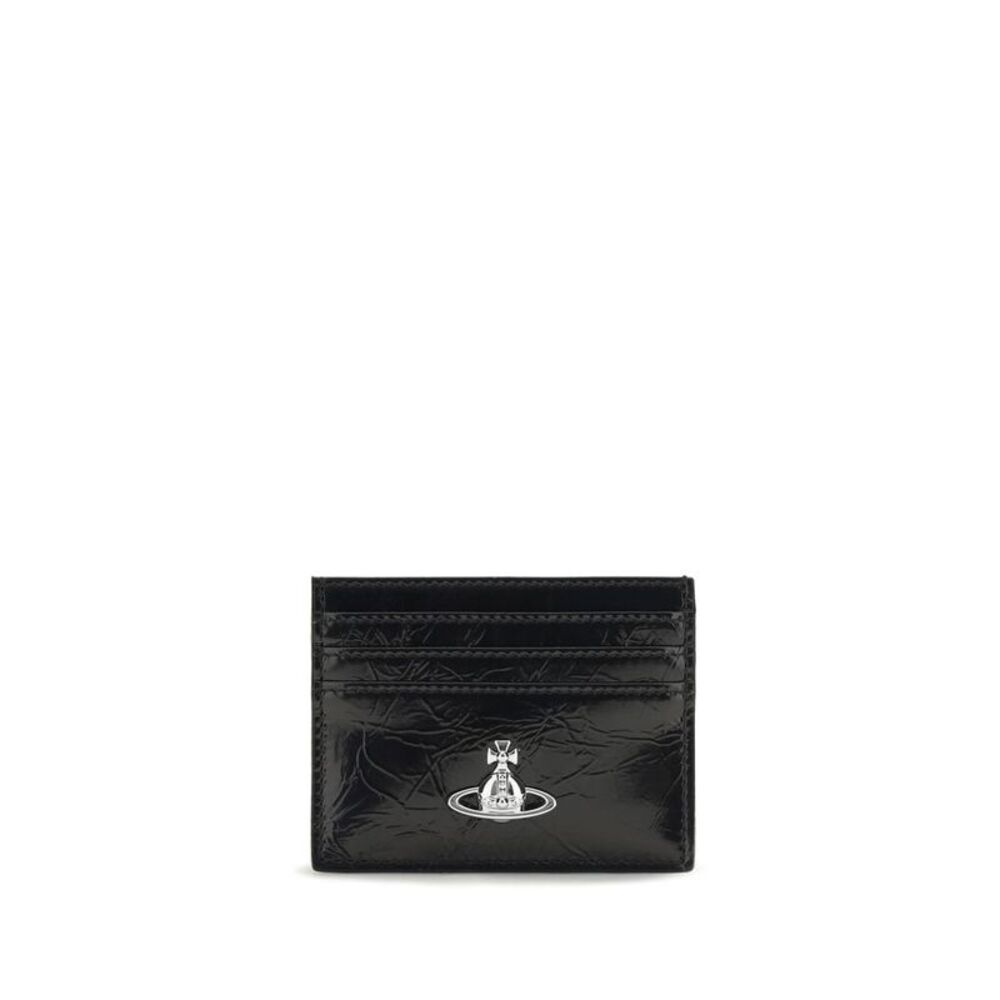 Vivienne Westwood Black Calf Leather Bos Taurus Women's Wallet